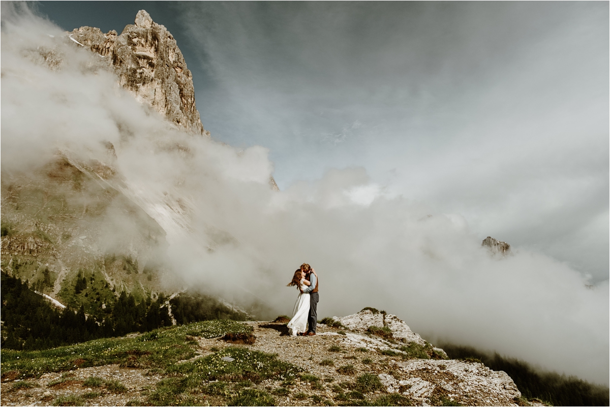 Hiking Elopement In The Dolomites