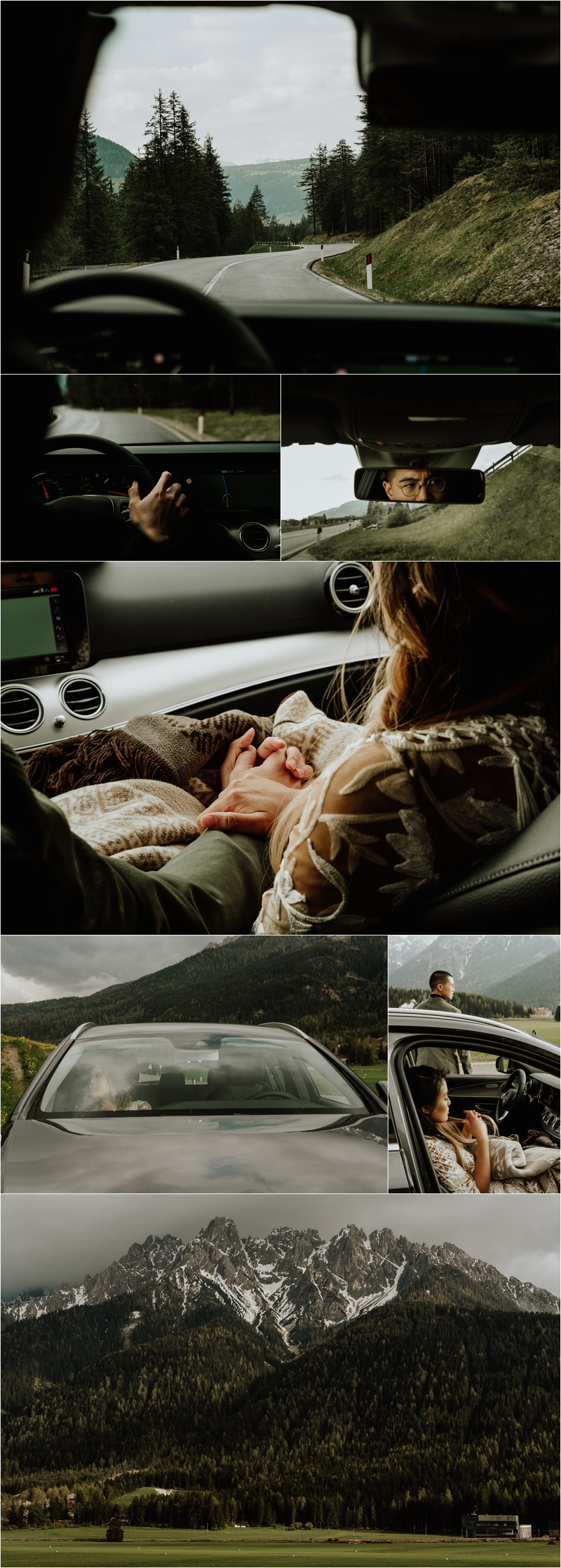 Dolomites adventure session pre-wedding shoot by Wild Connections Photography