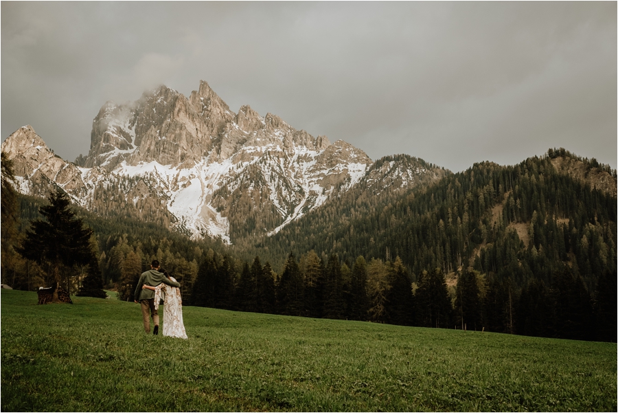 Dolomites Pre-Wedding Engagement Shoot – Christina & Ted