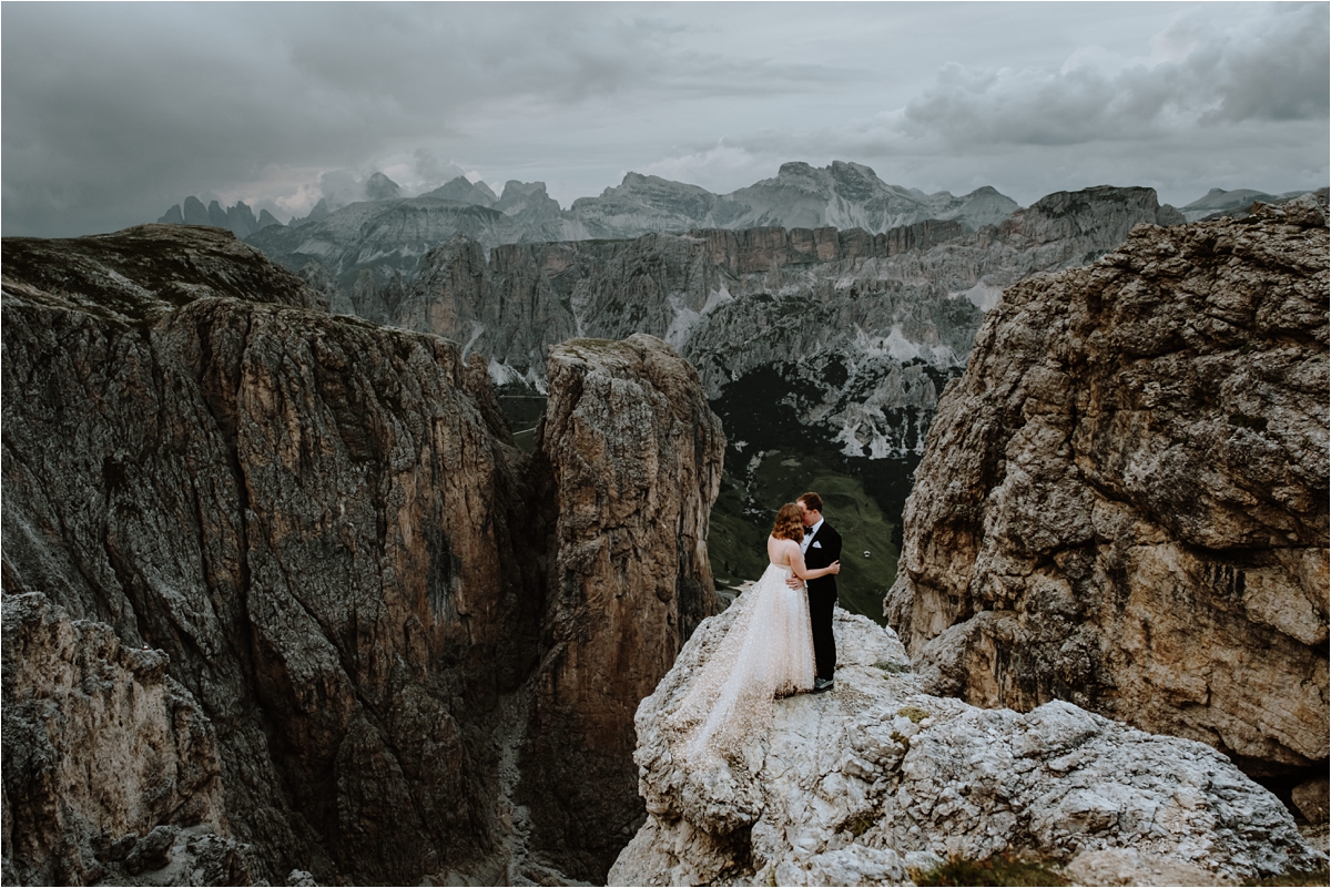 Climbing Elopement in the Dolomite Mountains
