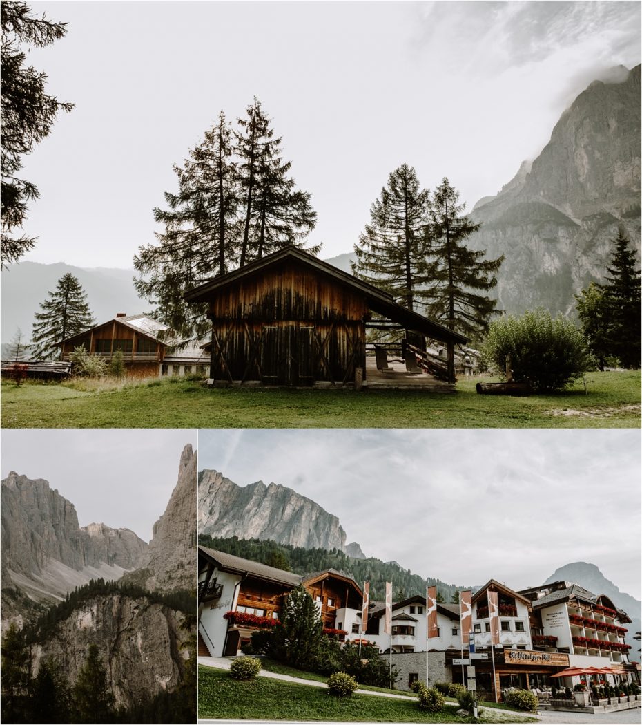 Hotel Kolfuschgerhof in the Dolomite Mountains in Italy. Photo by Wild Connections Photography