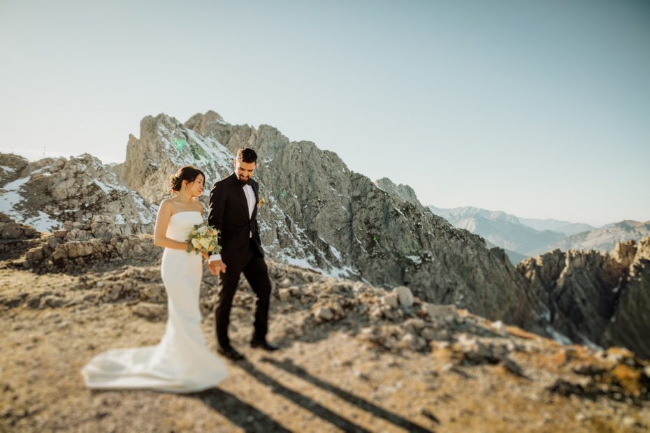 Innsbruck Austria Wedding on a mountain top