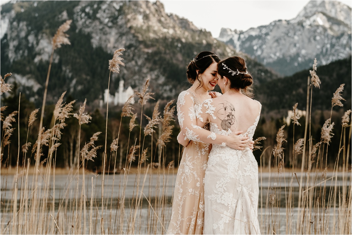 Neuschwanstein castle wedding in Bavaria Germany by Wild Connections Photography