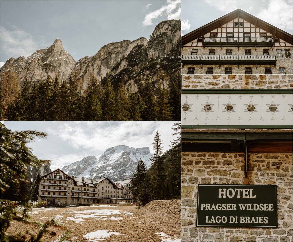 Hotel Lago di Braies in the Dolomites. Photos by Wild Connections Photography