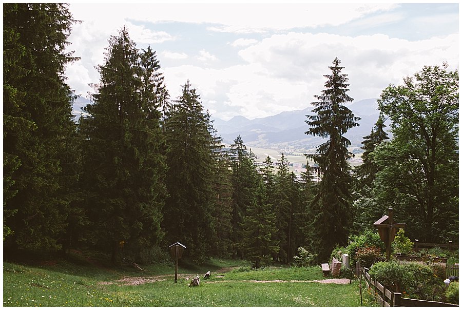 St Johann in Tirol Elopement the view from the ceremony location by Wild Connections Photography
