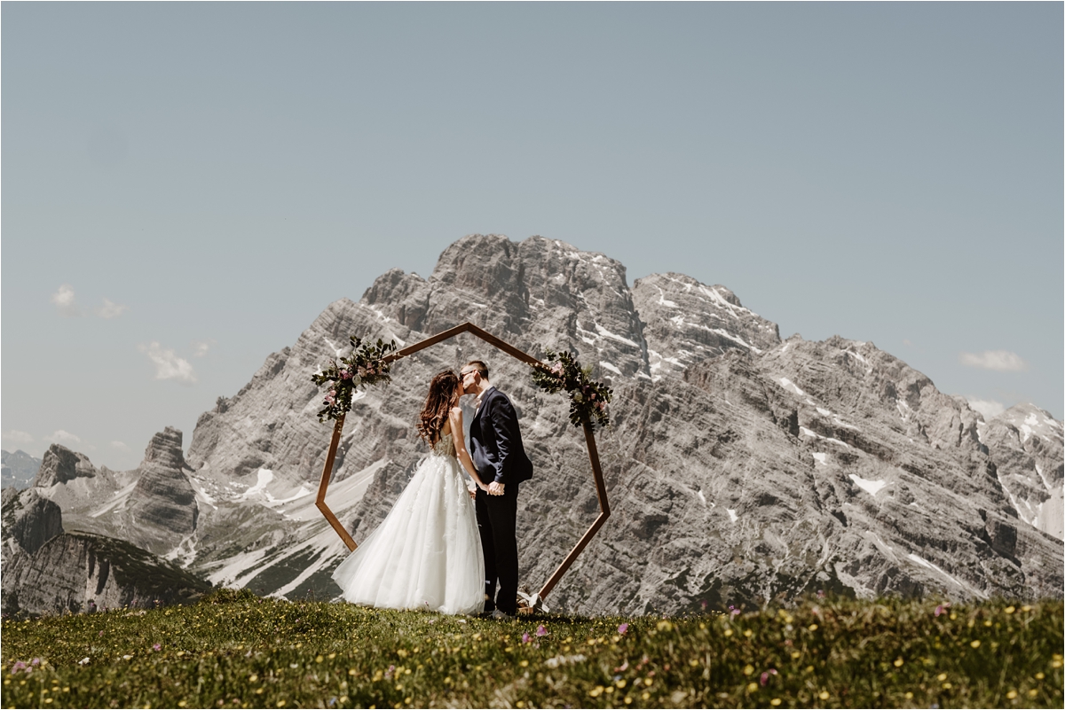 Petya & Tihomir's Tre Cime Elopement in the Dolomites by Wild Connections Photography