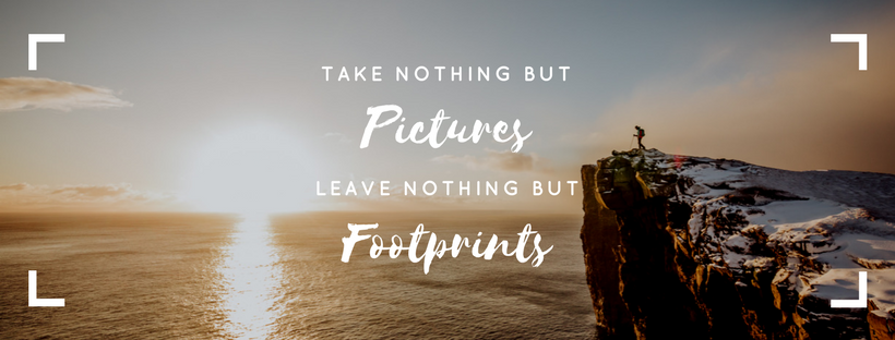Leave no trace adventure wedding - take nothing but pictures