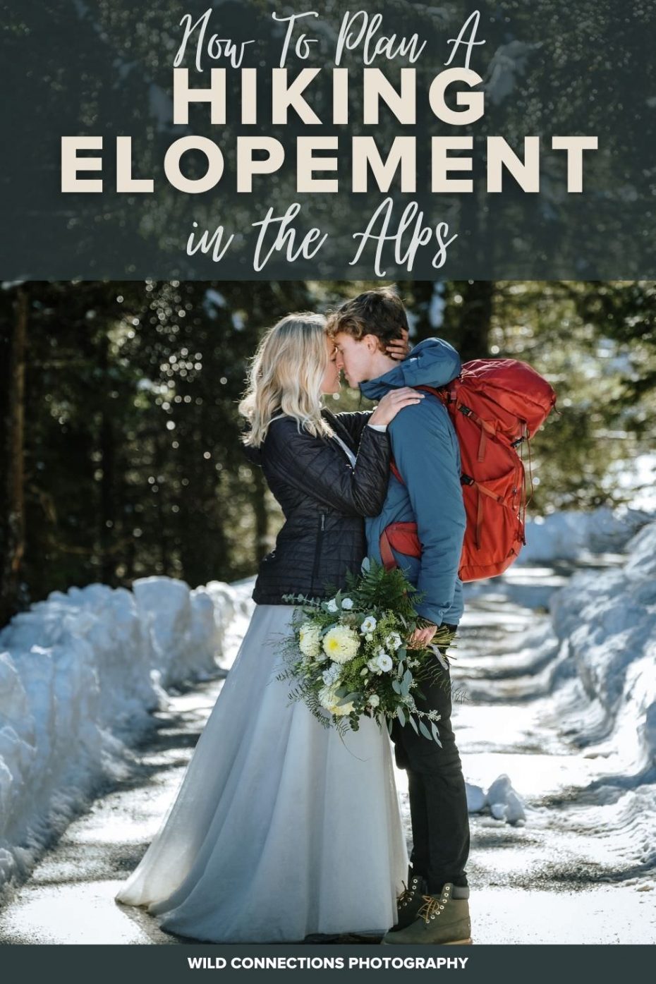 How to plan a hiking elopement in the Alps Pinterest pin