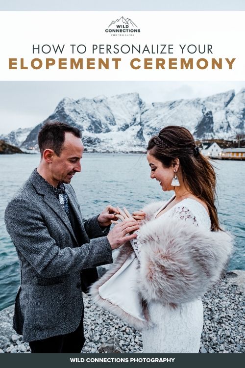 How to personalize your elopement ceremony blog post