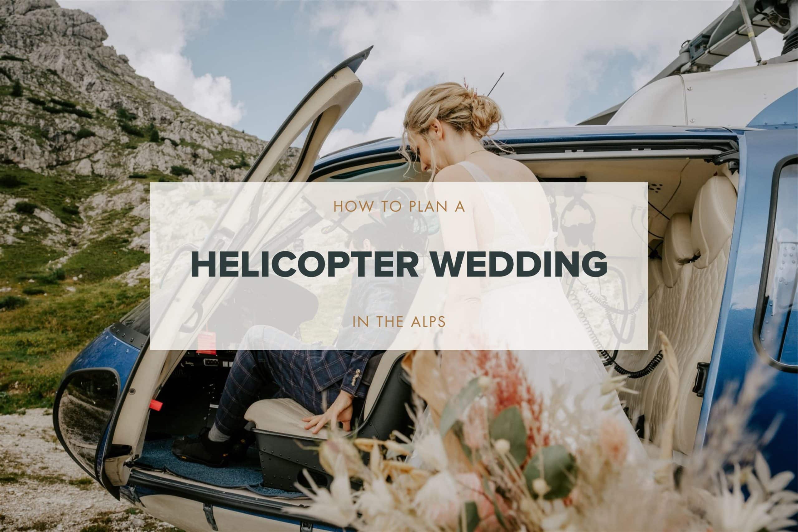 helicopter wedding planning guide