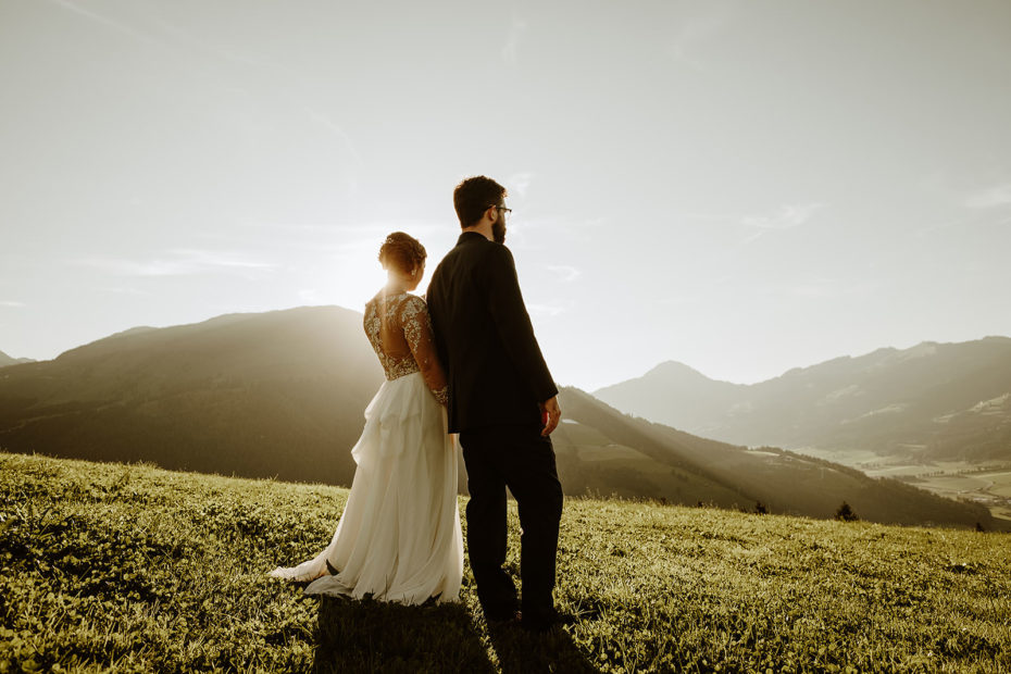 Austrian Alps wedding planned by elopement planner Amulet events