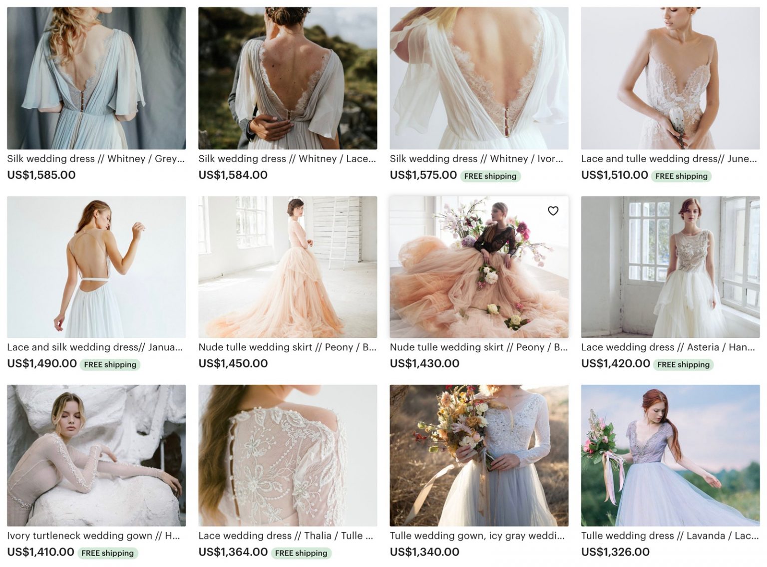 21 Best Etsy Wedding Dress Shops in 2024 - Wild Connections Photography