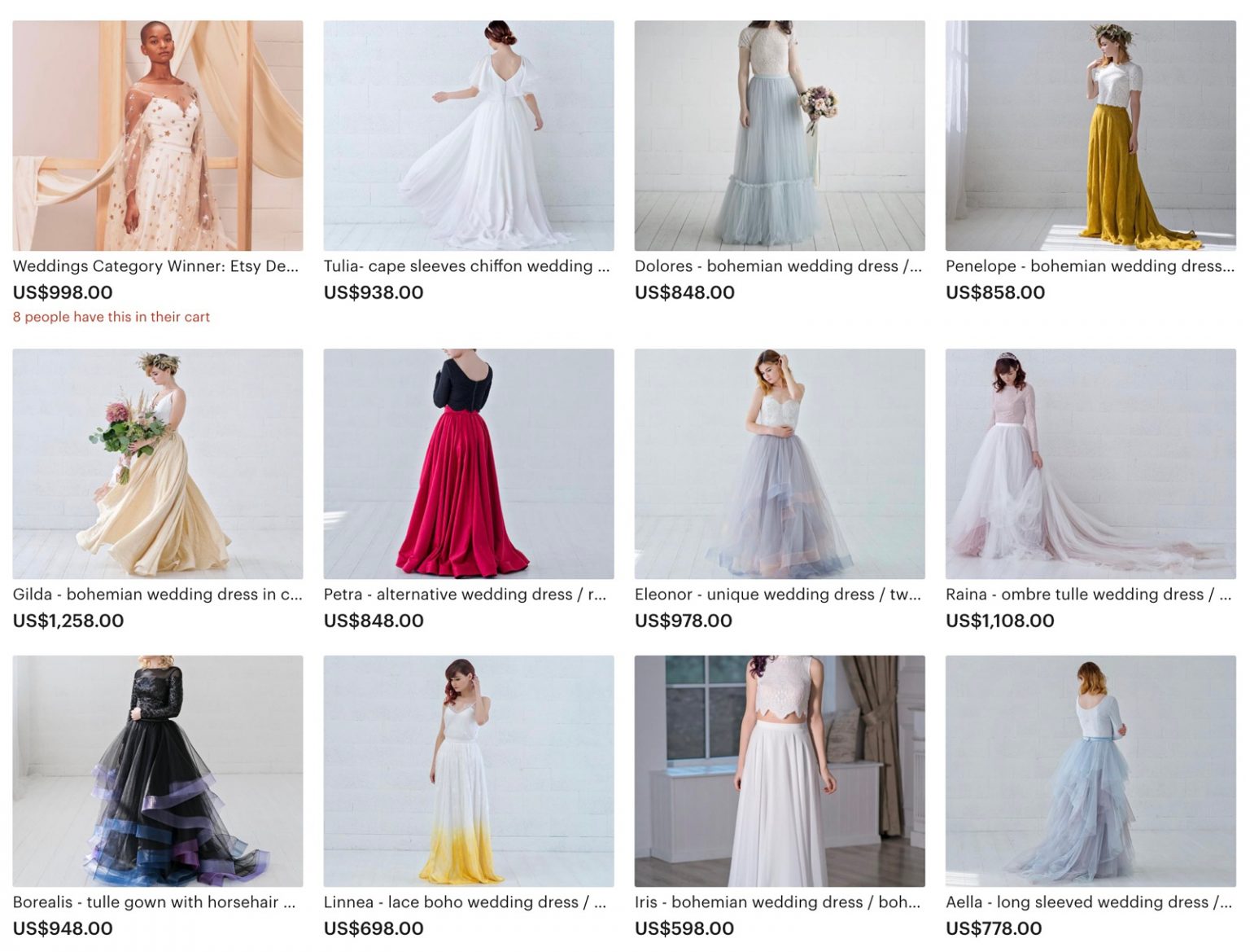 21 Best Etsy Wedding Dress Shops in 2024 - Wild Connections Photography